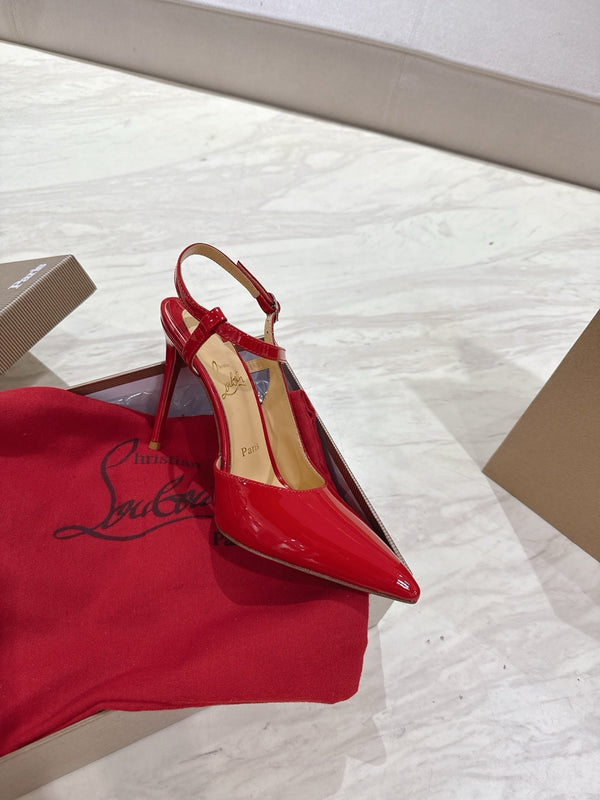 CL 25 Slingback Red Gloss Calf Patent Leather 307518