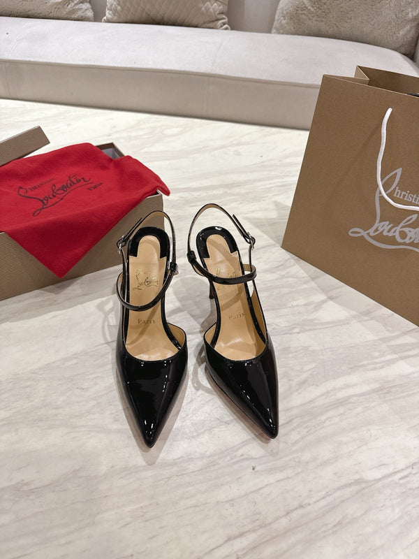 CL 25 Slingback Black Gloss Calf Patent Leather 307519