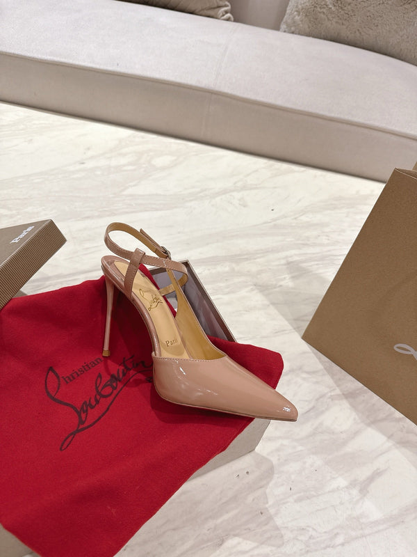 CL 25 Slingback Pink Nude Gloss Calf Patent Leather 307520