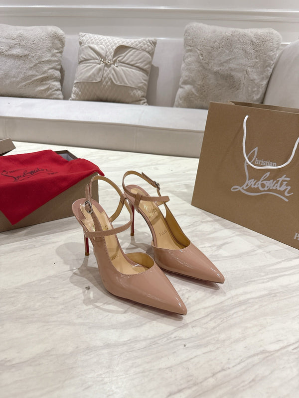 CL 25 Slingback Pink Nude Gloss Calf Patent Leather 307520