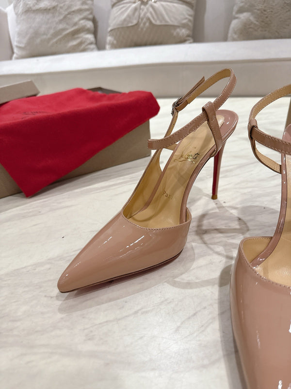 CL 25 Slingback Pink Nude Gloss Calf Patent Leather 307520