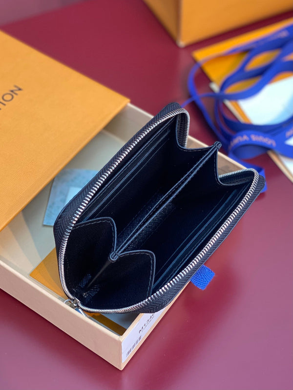 LV x TM Zippy Coin Purse Black Multicolor Monogram Canvas