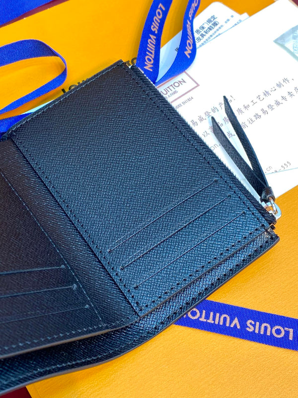 LV x TM Victorine Wallet Black Multicolor Monogram Canvas