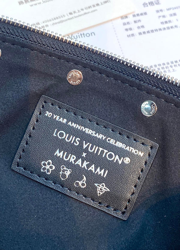 LV x TM Pochette Accessoires 22cm Nero Multicolore Monogram Canvas