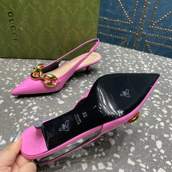 SLINGBACK DA DONNA 45MM IN PELLE DI VITELLO ROSA FUSCIA