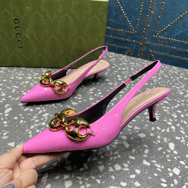 SLINGBACK DA DONNA 45MM IN PELLE DI VITELLO ROSA FUSCIA
