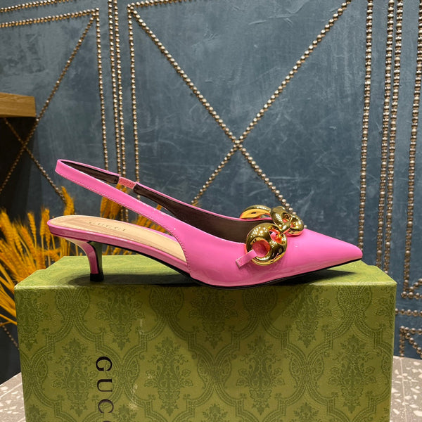 SLINGBACK DA DONNA 45MM IN PELLE DI VITELLO ROSA FUSCIA