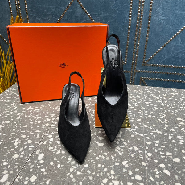 HM Intime 70 Pump Black Suede 962931