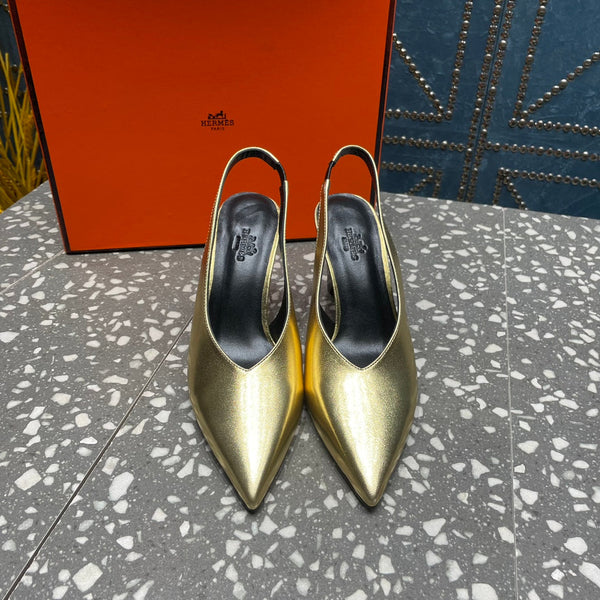 HM Intime 70 Pump Gold Lambskin 962933