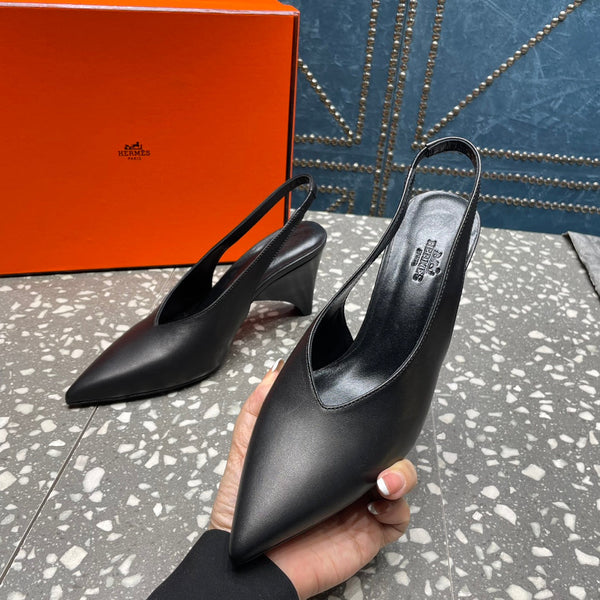 HM Intime 70 Pump Black Lambskin 962935