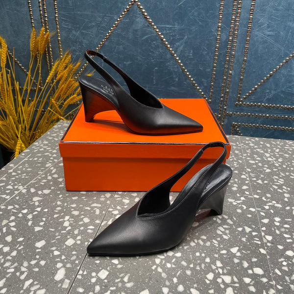 HM Intime 70 Pump Black Lambskin 962935