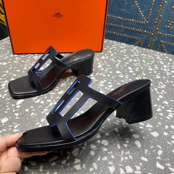 HM Lzzy 50 Sandal Black Lambskin 962943