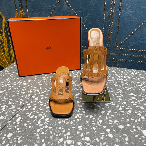 HM Lzzy 50 Sandal Brown Orange Cowhide 962958