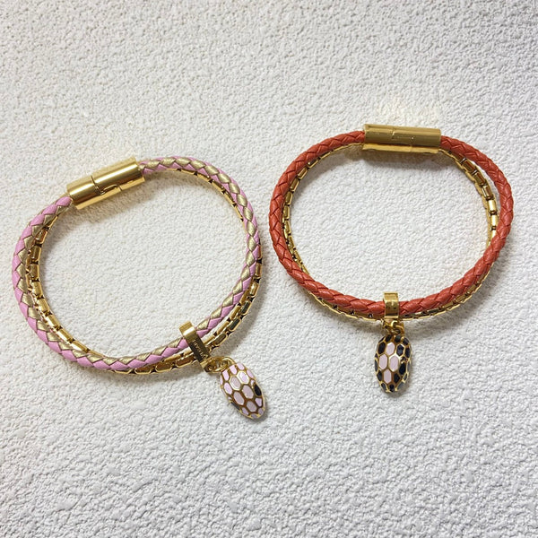 BVL Snaker Leather Cord Bracelet