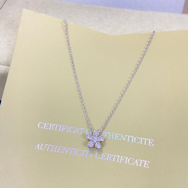 Collier VCA Flower 1 motif, diamants