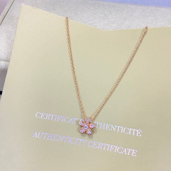 Collier VCA Flower 1 motif, diamants