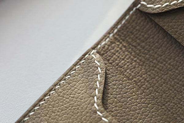 HM R.M.SCard Holder Taupe Togo Leather 284485
