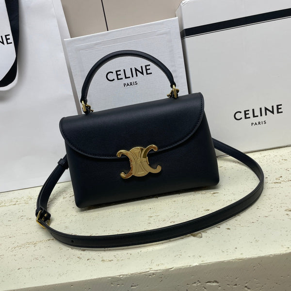 BORSA NINO TEEN 20 IN PELLE DI VITELLO SOLF NERA