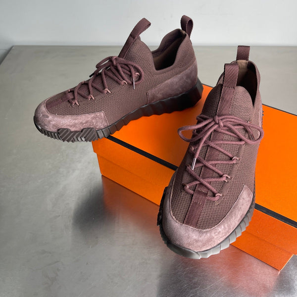 Sneaker HM da uomo 25 Lift in mesh scamosciato marrone terra 703767
