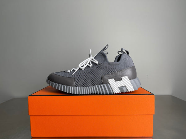 Sneaker HM da uomo 25 Lift in pelle di vitello grigia a rete 703769