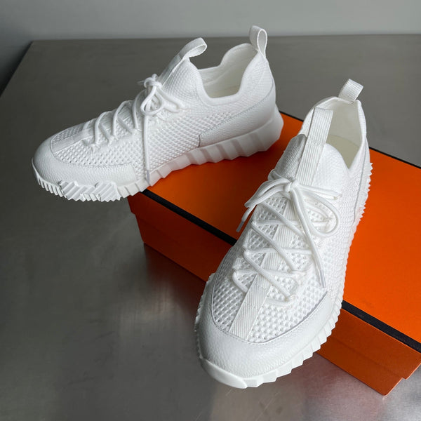 Sneaker HM da uomo 25 Lift in pelle di vitello bianca a rete 703771