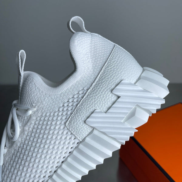 HM Men's 25 Lift Sneaker White Mesh Calfskin 703771