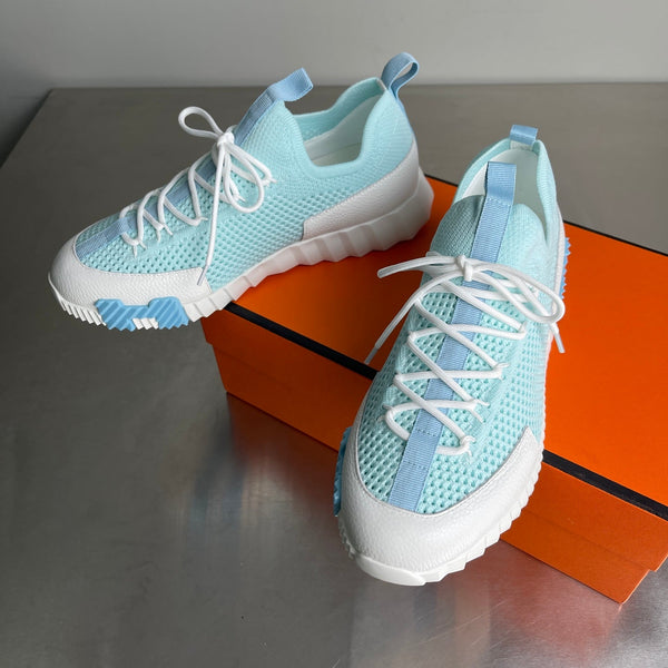 Sneaker HM da uomo 25 Lift in pelle di vitello blu pastello 703772