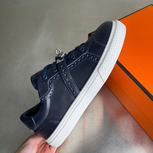 HM Men's Day Sneaker Navy Blue Lambskin 703791