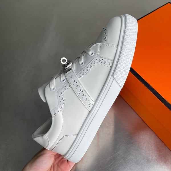 HM Men's Day Sneaker White Lambskin 703793