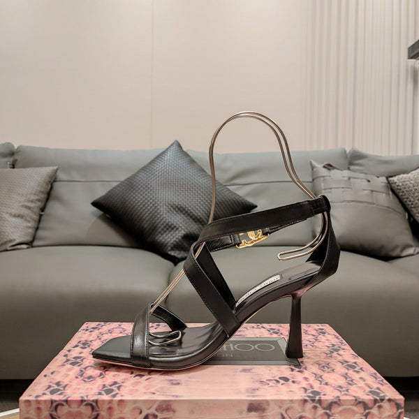 Jimmy 25 Jessica Sandal Black Nappa Leather 240093