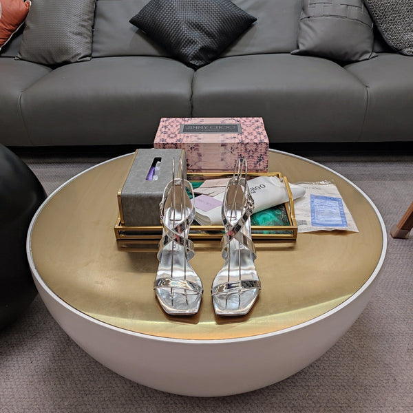 Jimmy 25 Jessica Sandal Silver Nappa Leather 240095