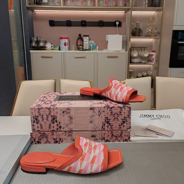 Jimmy 25 Nako Flat Paprika Nappa Leather 240104