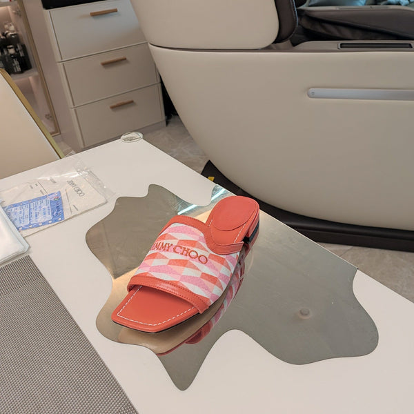 Jimmy 25 Nako Flat Paprika Nappa Leather 240104