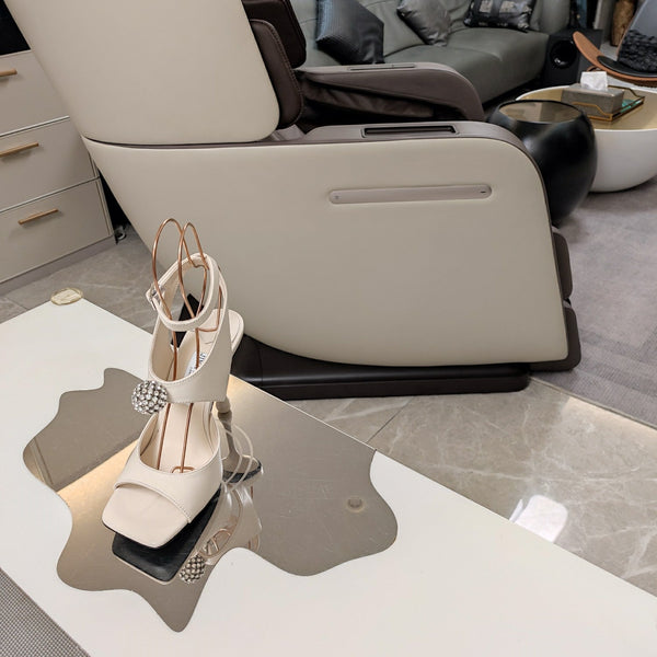 Jimmy 25 Orb 100 Sandal White Nappa Leather 240019