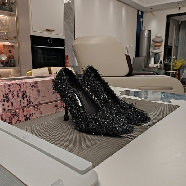 Jimmy 25 Ixia 100 Pump Black Tinsel 240022