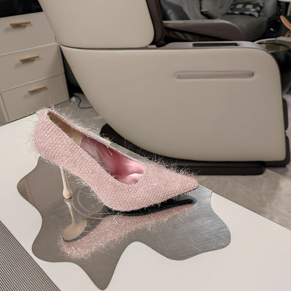 Jimmy 25 Ixia 100 Pump Baby Pink Tinsel 240023