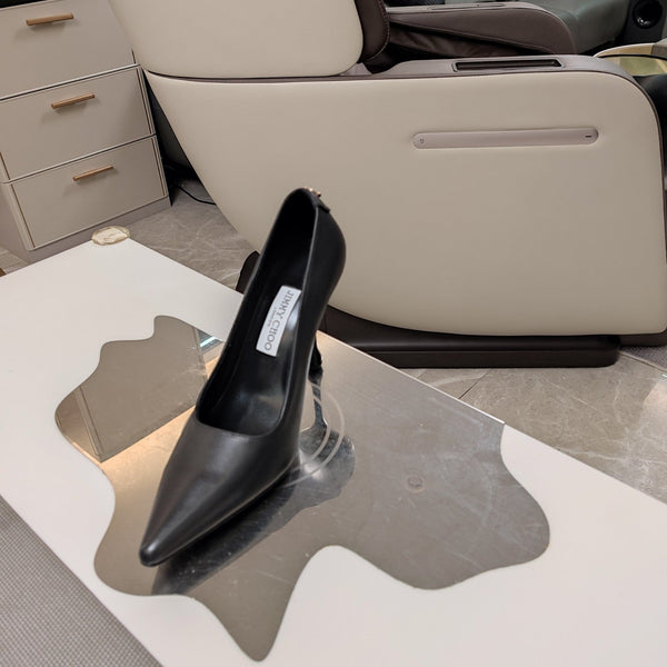 Jimmy 25 Love 100 Pump Nero Pelle di vacchetta 240036