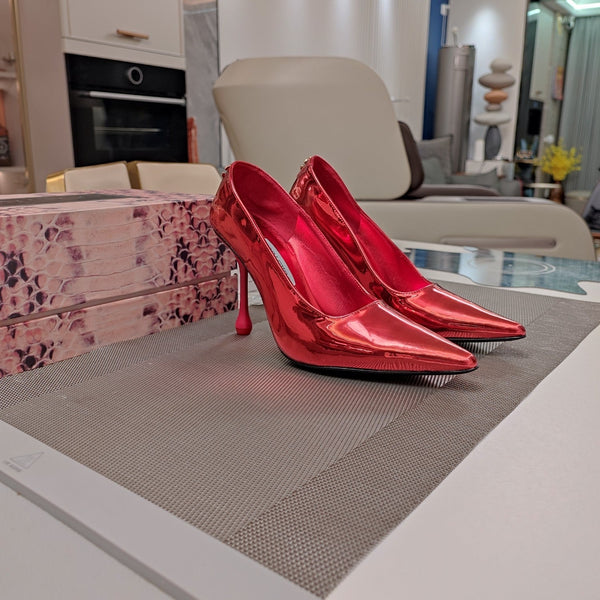 Jimmy 25 Love 100 Pump Red Patent Leather 240039