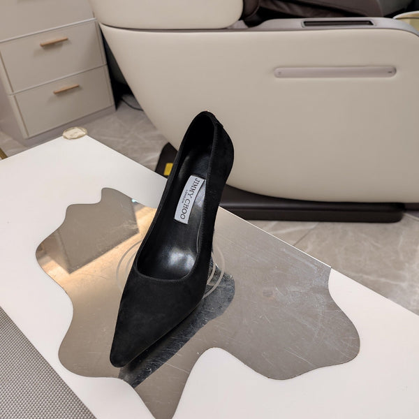 Jimmy 25 Love 100 Pump Black Suede 240040