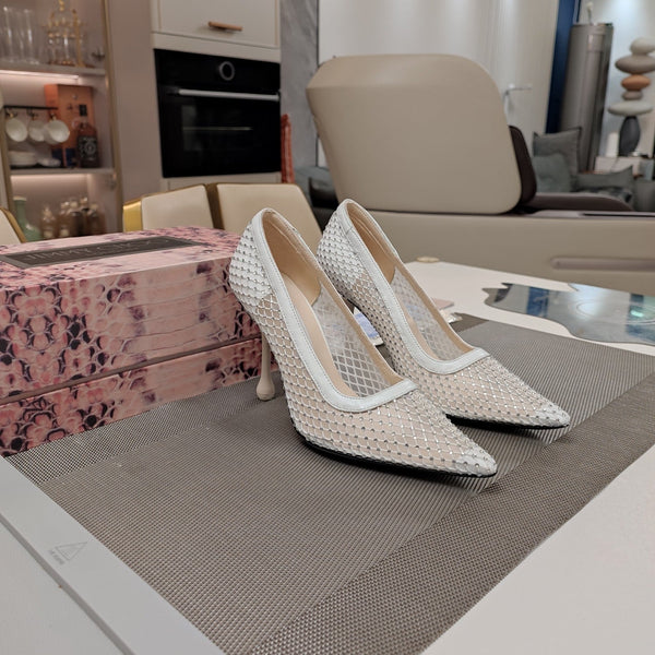 Jimmy 25 Love 100 Pump White Mesh 240042