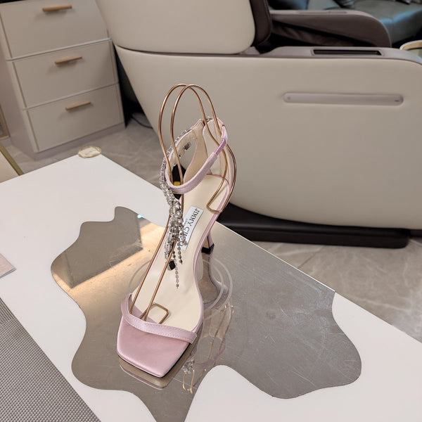 Jimmy 25 Verity Sandal 70 Lemonade Pink Silk 240035