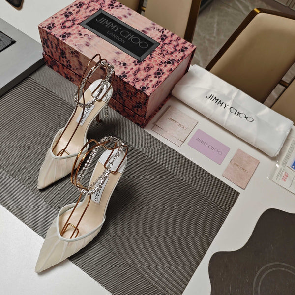 Jimmy 25 Seada 100 Pump White Cowhide 240047