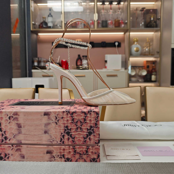 Jimmy 25 Seada 100 Pump White Cowhide 240047