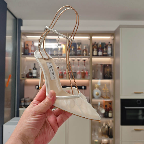 Jimmy 25 Seada 100 Pump White Cowhide 240047