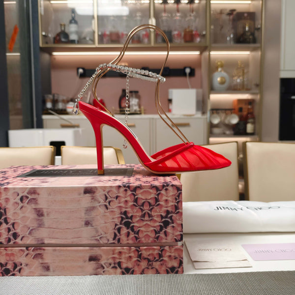 Jimmy 25 Seada 100 Pump Red Cowhide 240048