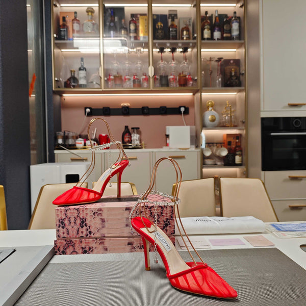 Jimmy 25 Seada 100 Pump Red Cowhide 240048