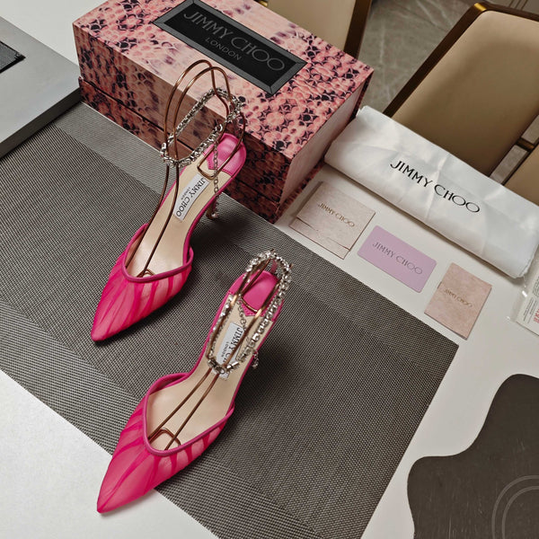 Jimmy 25 Seada 100 Pump Pink Cowhide 240049