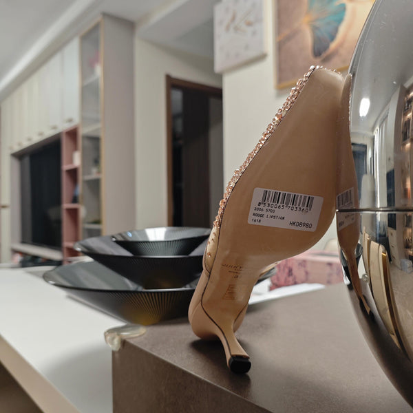 Jimmy 25 Vivi 100 Mule Cream Mesh Gauze 240053