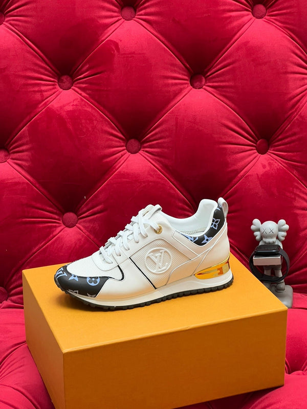 LV Run Away Trainer 60mm White Calfskin