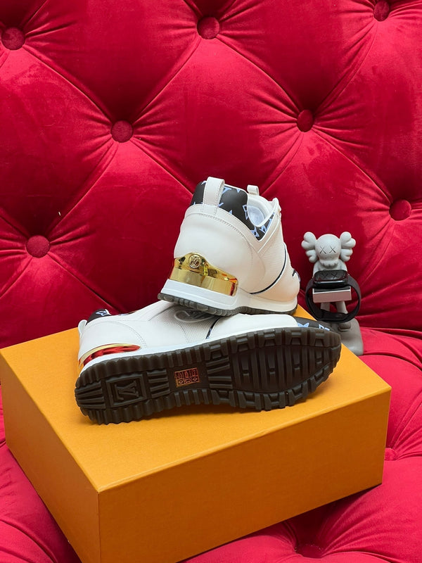 LV Run Away Trainer 60mm White Calfskin